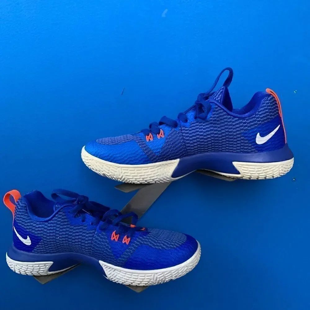 Nike Zoom Live II Men Basketball Shoes Low Blue AH7566-400 -  Size 8